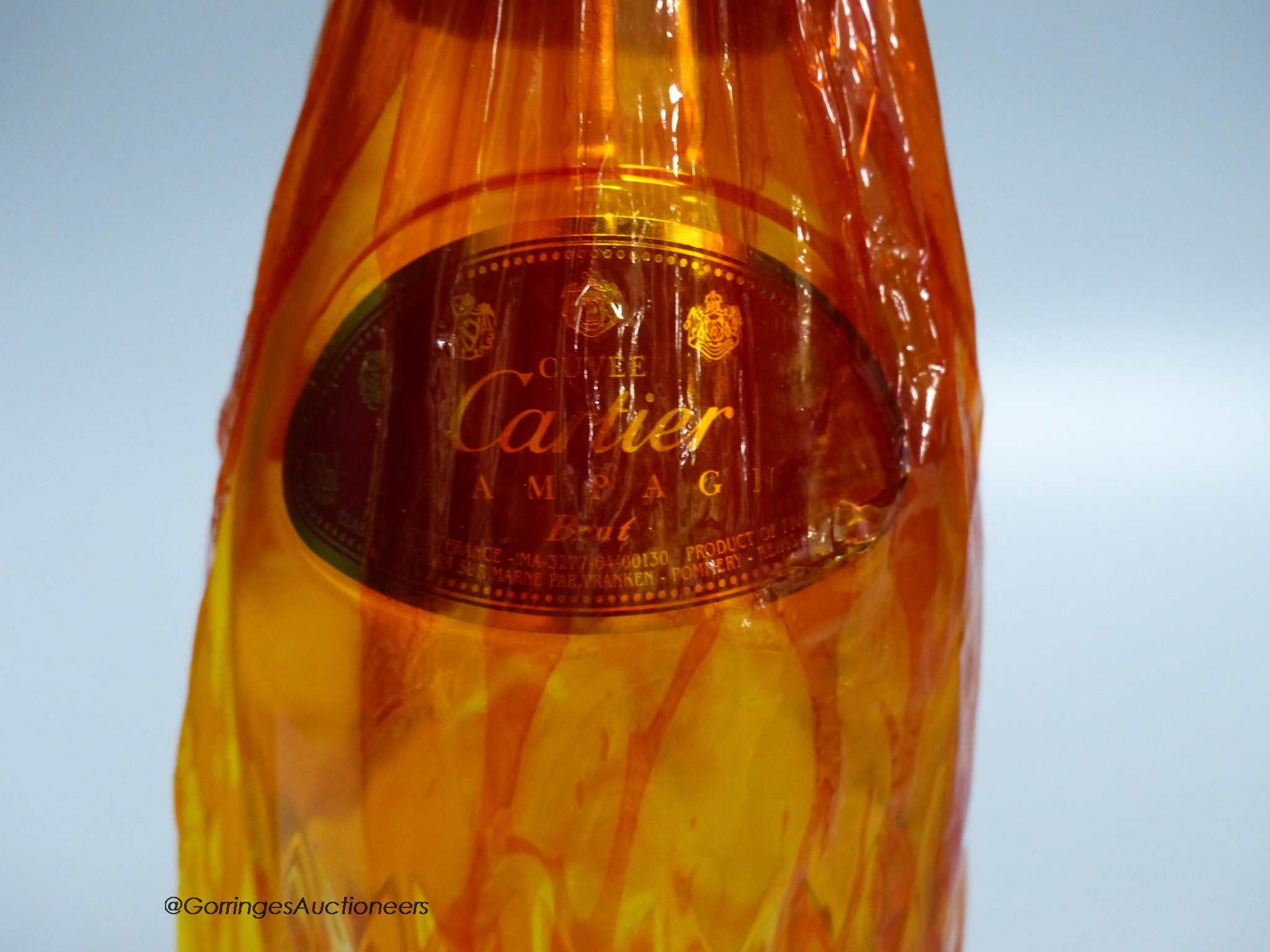 One bottle of Cartier Champagne